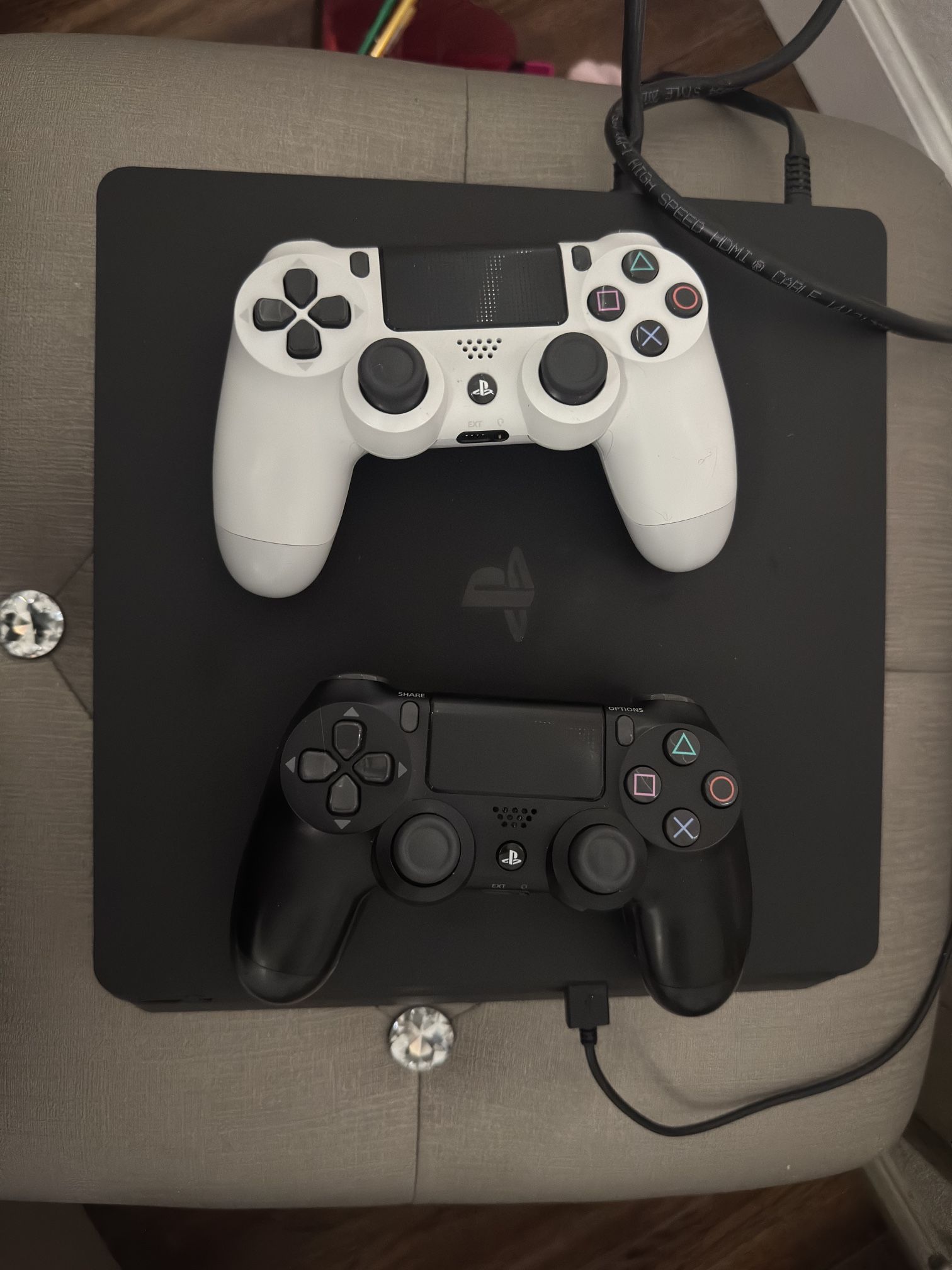 PS4 With Two Controllers