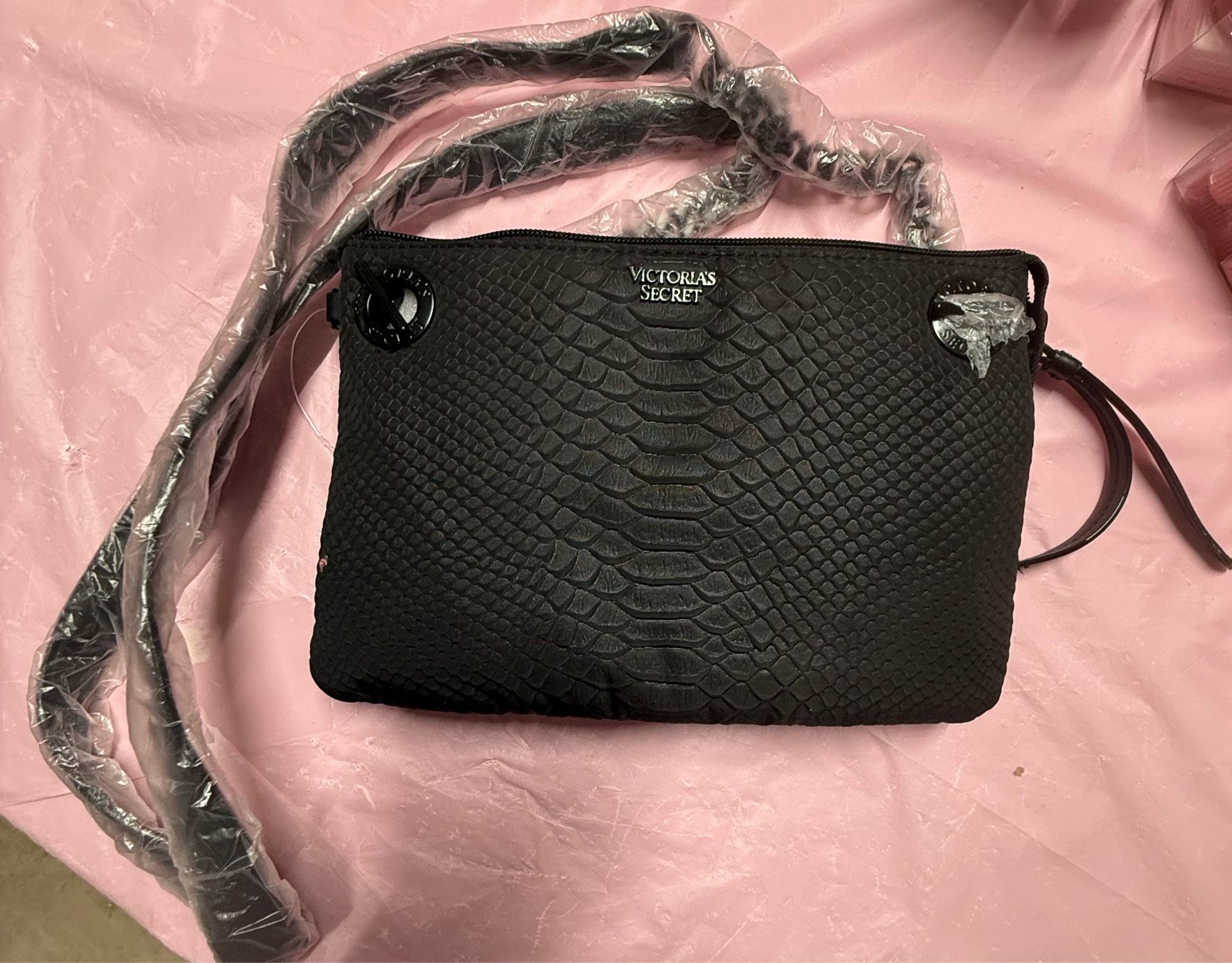 Black leopard Crossbody Victoria’s Secret purse