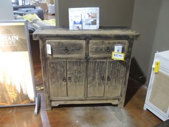 Furniture Classics Patina Home Server - Natural Pine With Black Wash | Sideboard | Buffet
