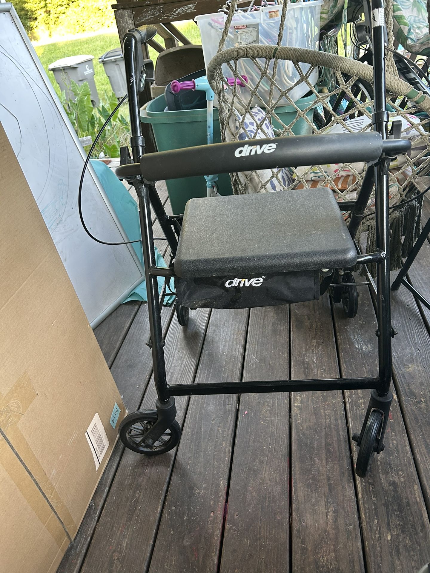 Drive Walker With Seat And Storage
