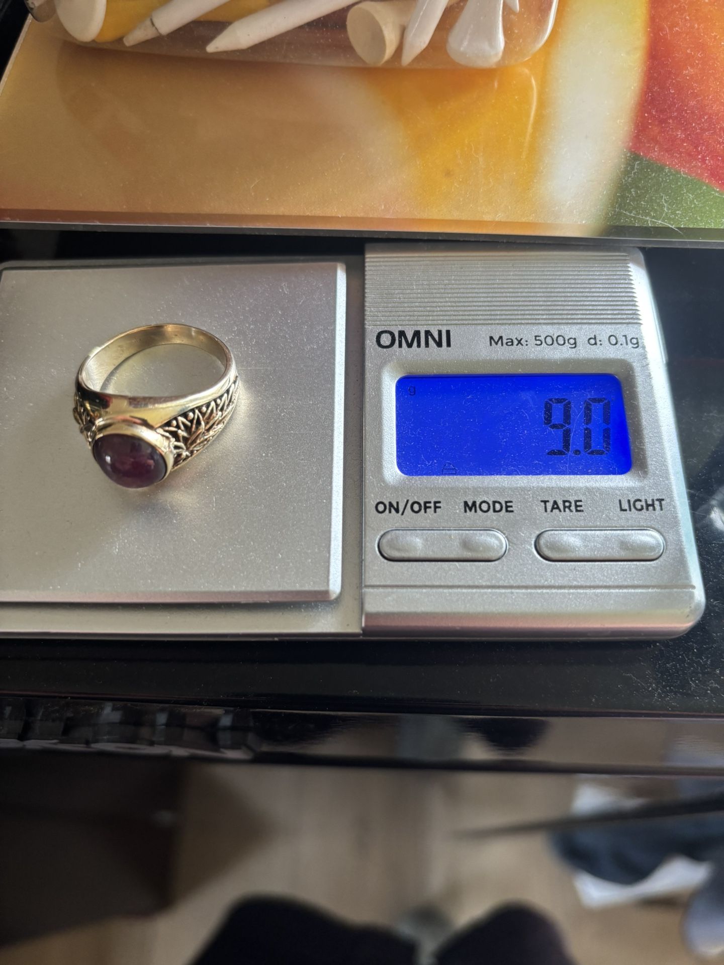 Men’s Ruby Star Men’s Ring