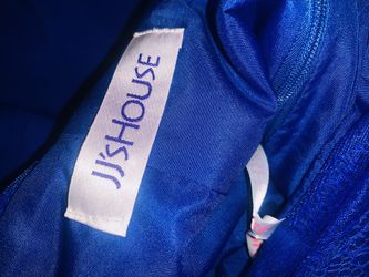 Royal blue prom formal dress