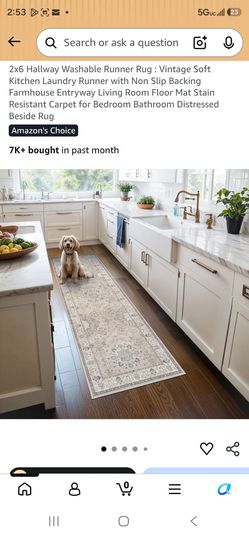 A Set of two 2 ×6 Hallway Runner Rug