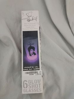 Jimi Hendrix 6pk Glow Shot Glasses
