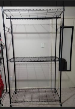 Rolling Clothes Rack