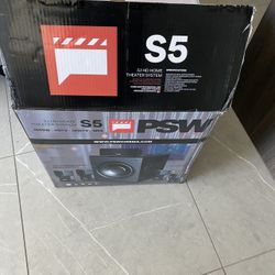 PSW Cinema S5 5.1HD Home Theater Surround Sound System 