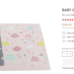 Baby Care Reversible Playmat 83”x55”x.05”