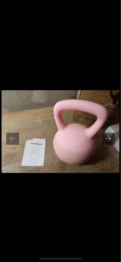 Pink dumbbells