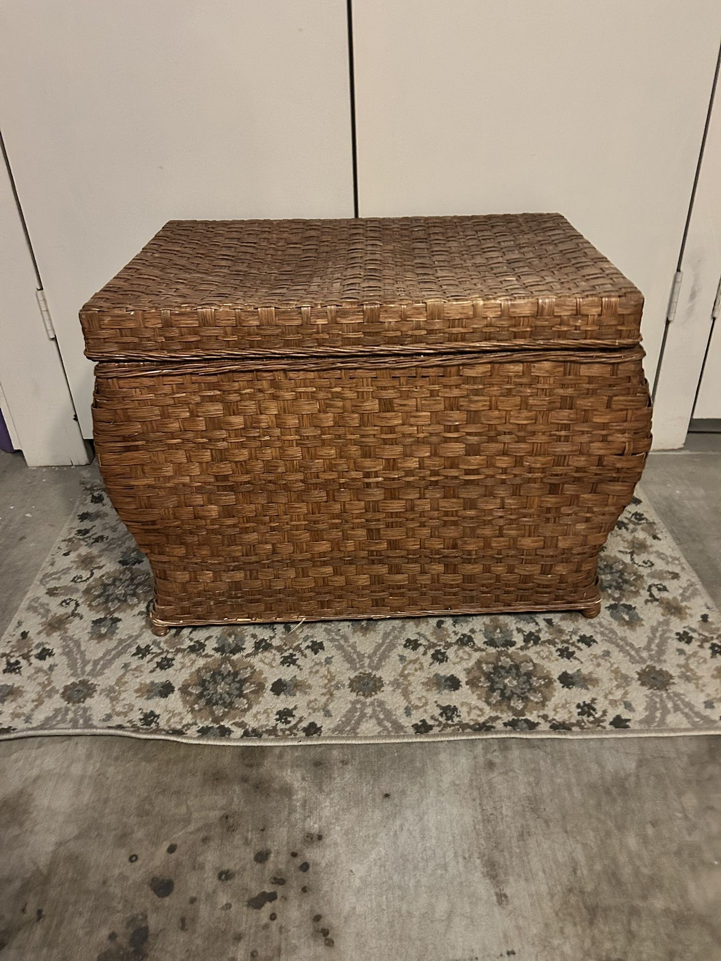 Large Wicker Trunk