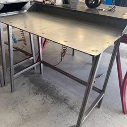 Mild steel workbench for sale - $200 (Rancho Cucamonga) 