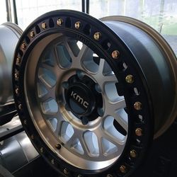 17x8.5 KMC Rims 6 lugs 6x139 6x5.5