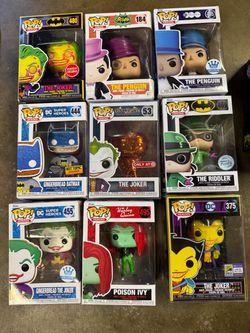 DC Batman universe Funkos new in box