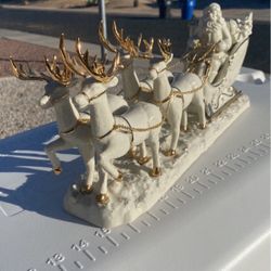 Mikasa “Here Comes Santa” Center Piece