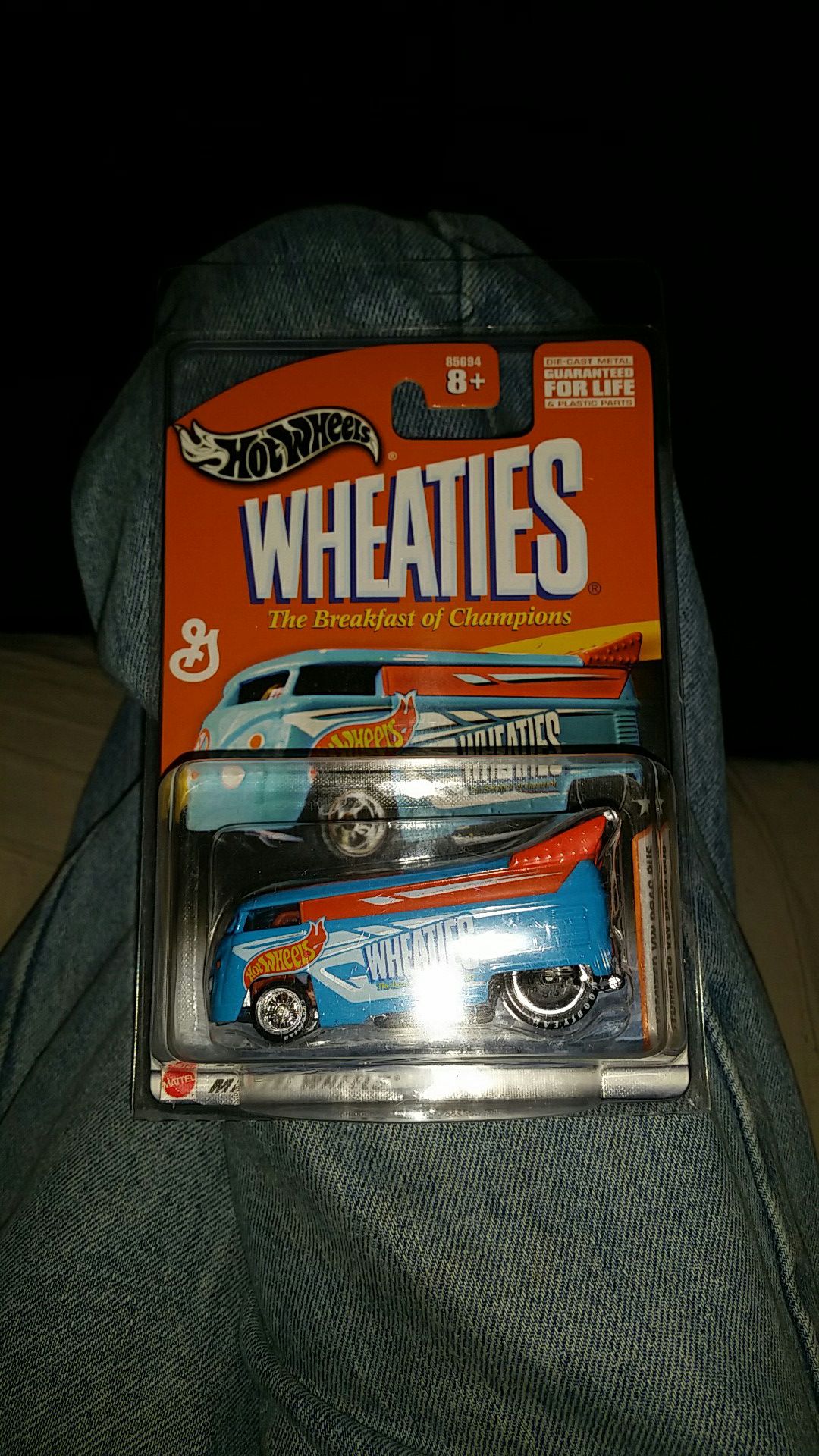 2003 Hot Wheels Wheaties VW Drag Bus - Limited Edition Premium in Protector case.