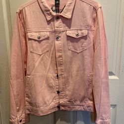 Minnie Mouse Pink Jean Jacket/ WMN Size XL 