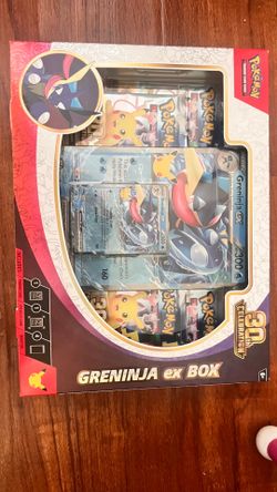 Pokemon 30th Celebration Greninja EX BOX