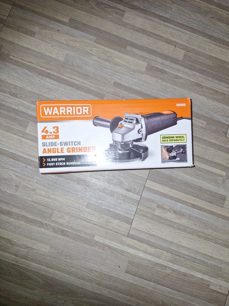 Slide-Switch Angle Grinder