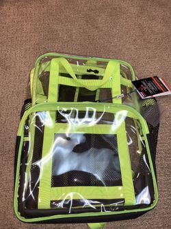 See through backpack