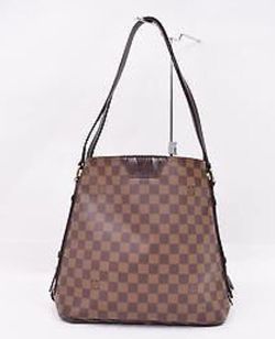 Louis Vuitton Cabas Rivington Damier Ebene Tote Bag Brown For Sale