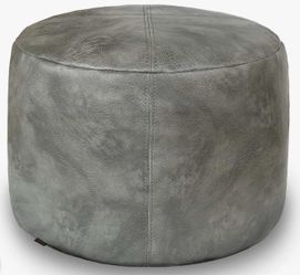 New Round Foot Rest Grey Ottoman . 