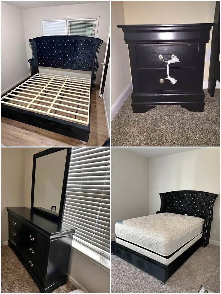 BRAND NEW QUEEN WELL CRAFTED BEDROOM SET!! WE DELIVER!!!

