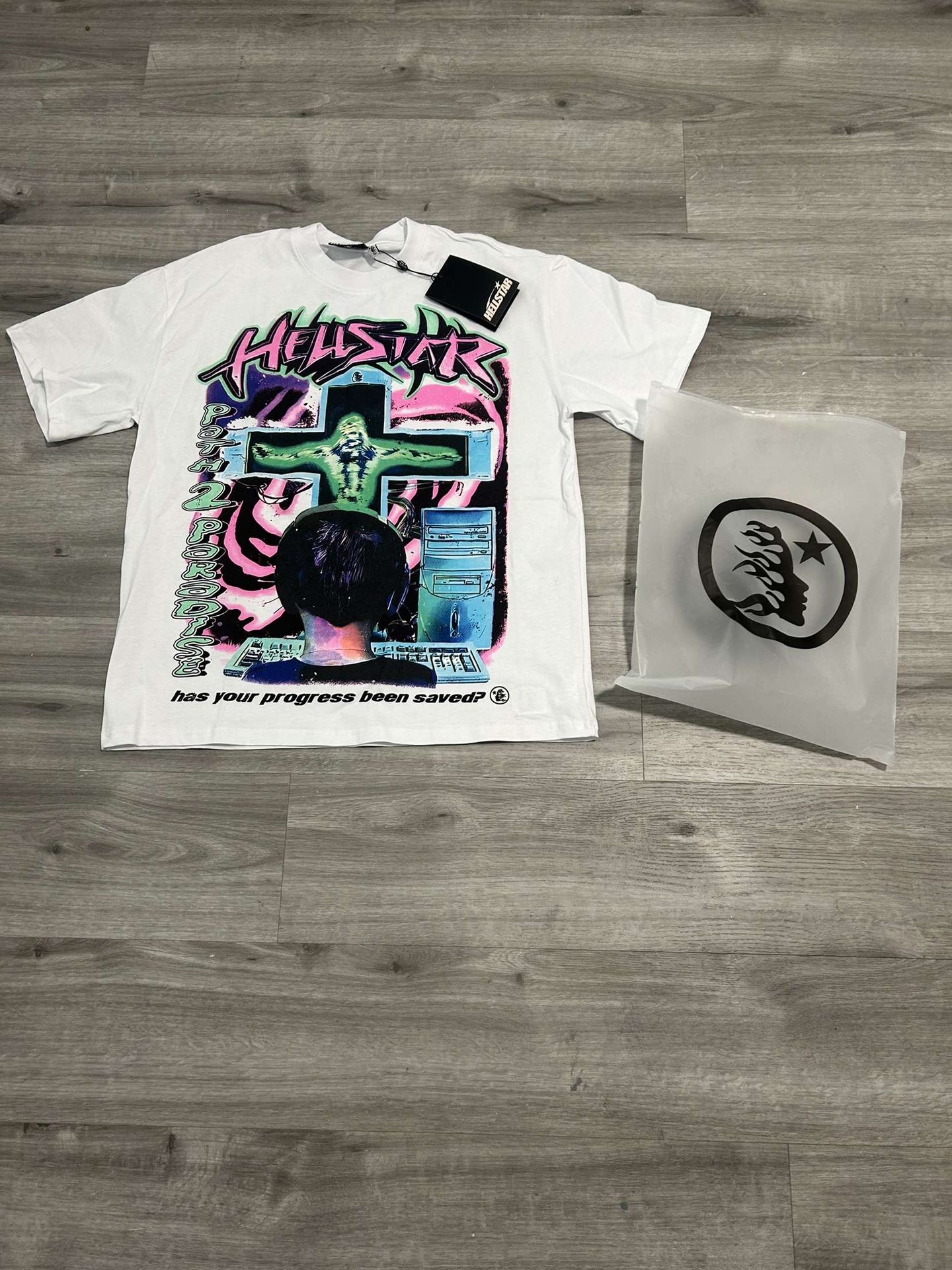 Colorful hellstar online T-shirt