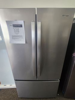 36 in. 31 cu ft. Standard Depth French Door Refrigerator in Fingerprint Resistant Stainless Finish with Ice Maker