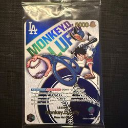 Dodgers One Piece Luffy