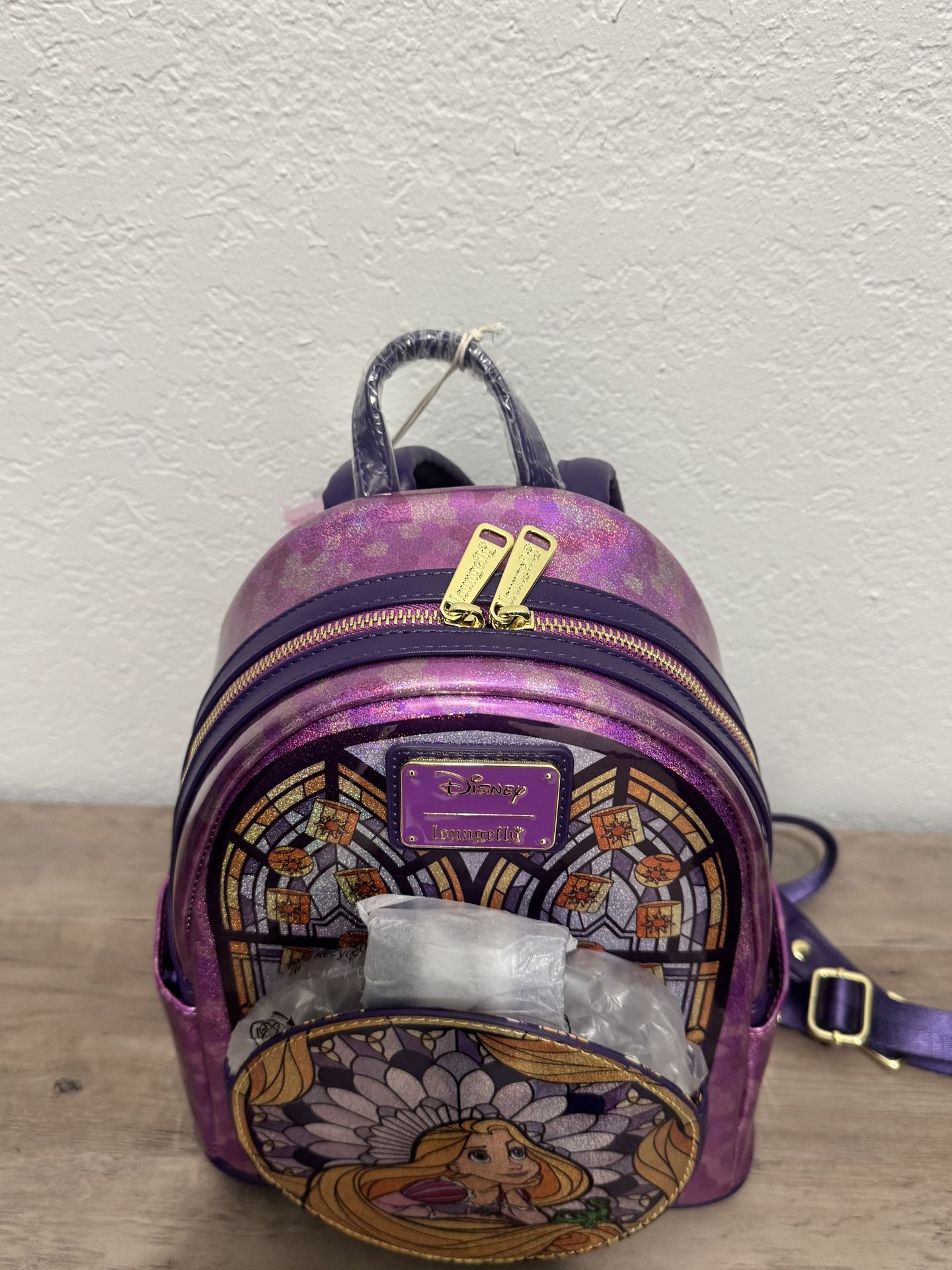 Loungefly Disney Stained Glass: Rapunzel Mini-Backpack, Amazon Exclusive Loungefly Disney: Rapunzel Stained Glass Collection Mini  main image 4
