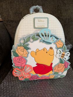 Loungefly Winnie the Pooh floral mini backpack