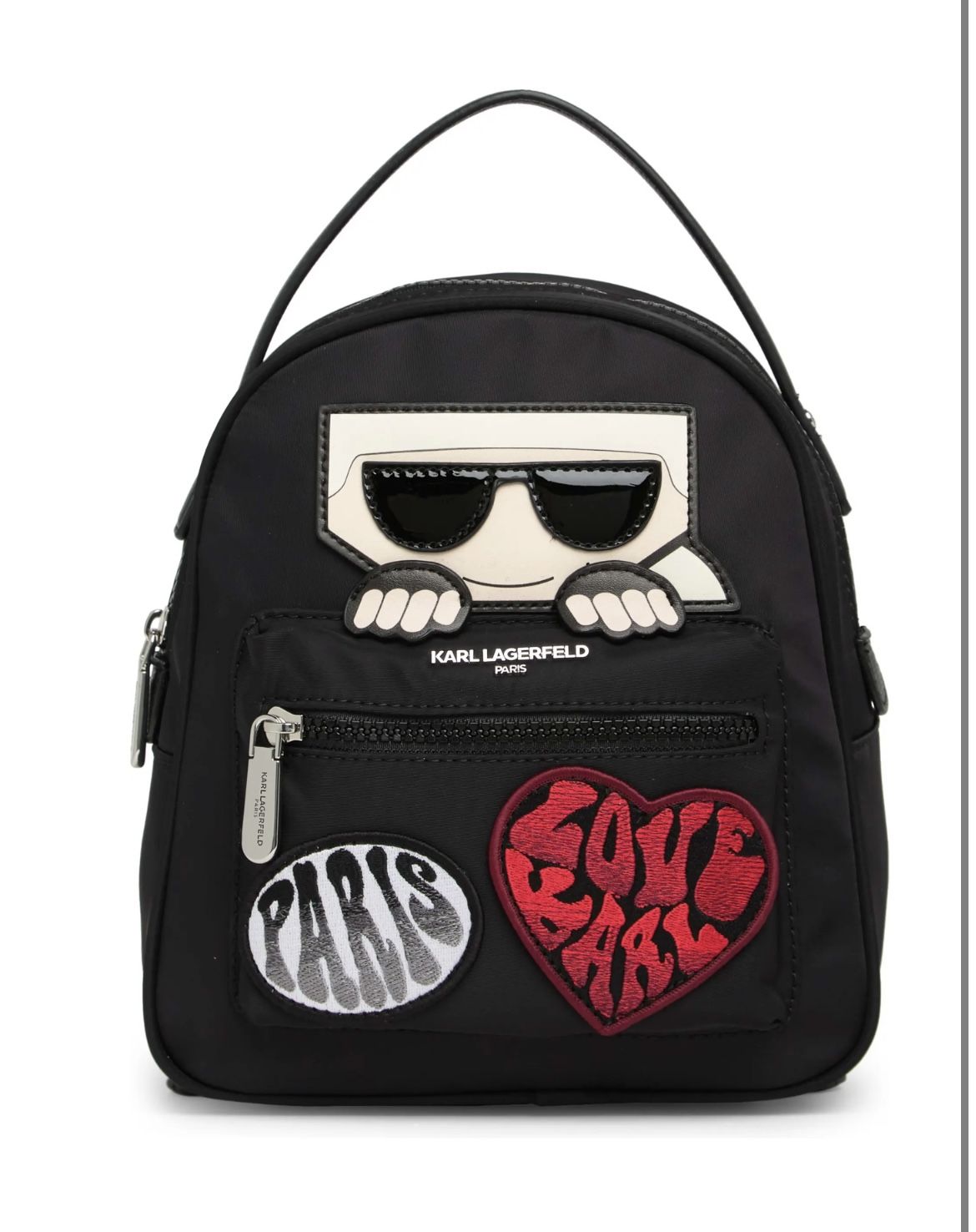 Karl Lagerfeld Amour Lettered Backpack