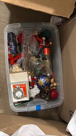 Mixed Lot of Christmas Ornaments and Decorations