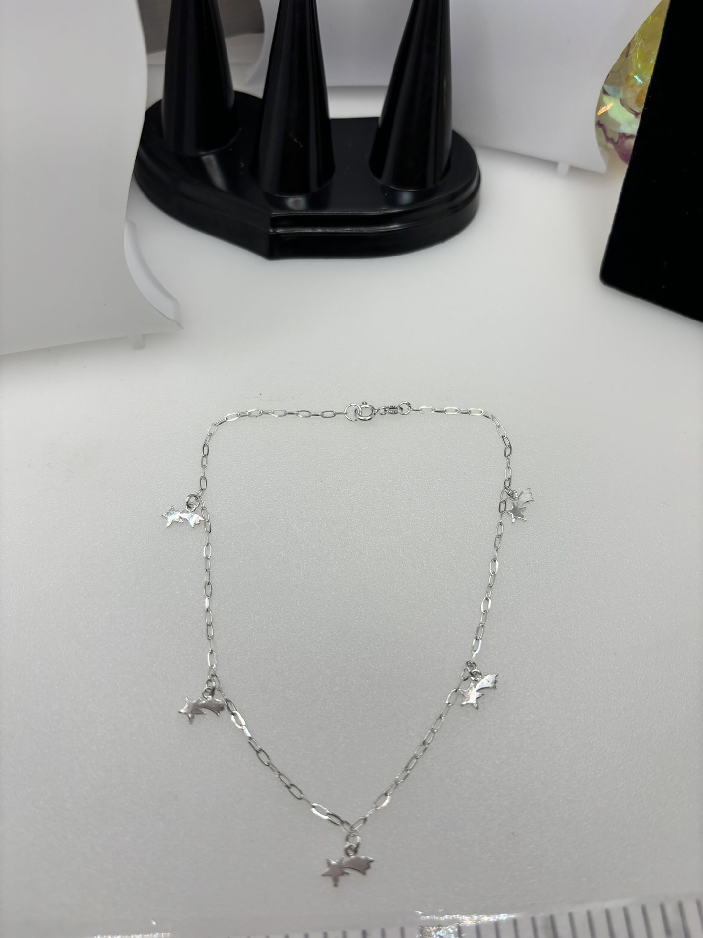 925 Sterling Silver Anklet 10”