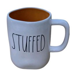 Rae Dunn Stuffed Thanksgiving Coffee Mug Cup Ceramic Artisan Collection Magenta.