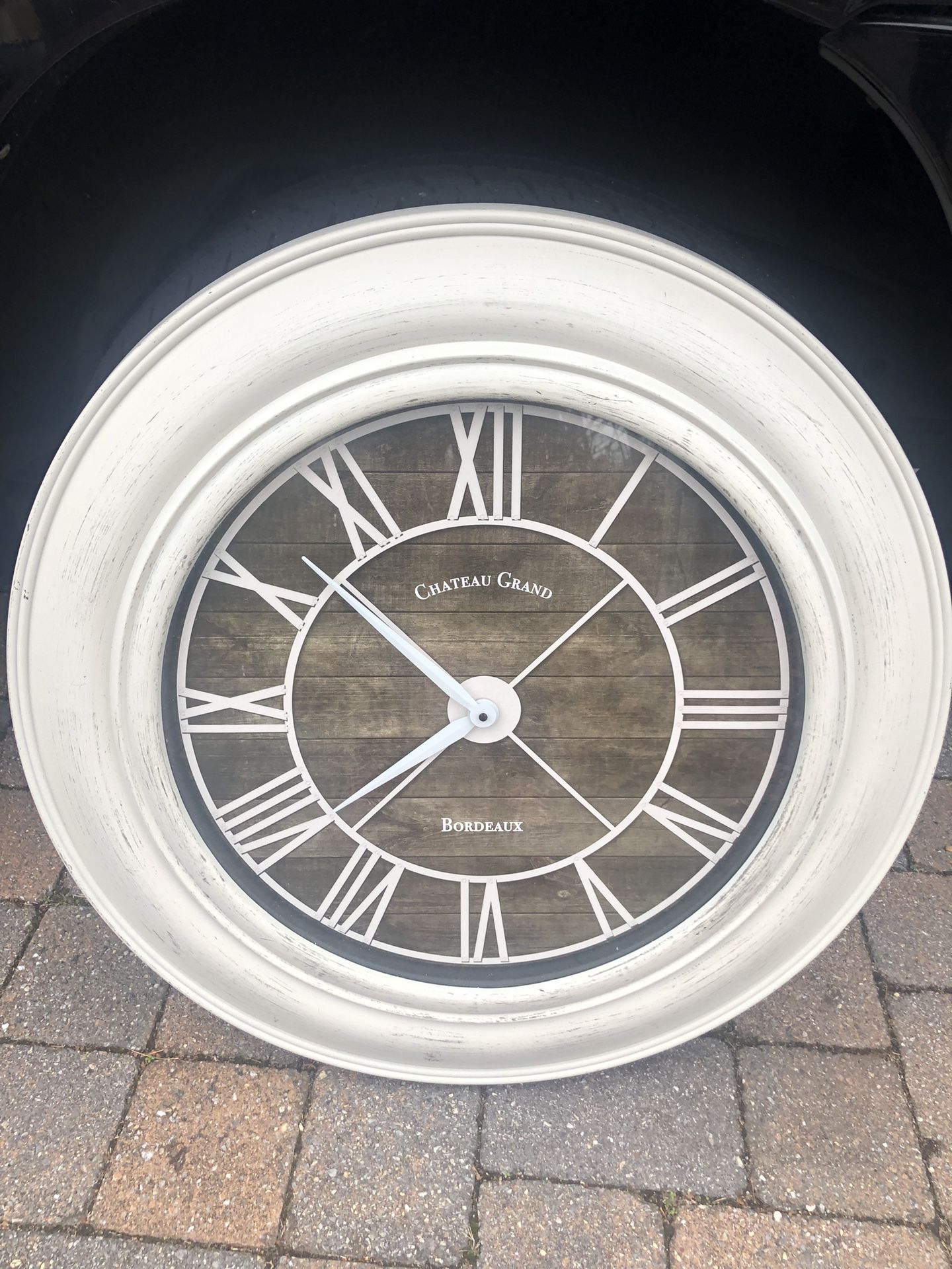 Huge Lightweight Château Grand Bordeaux Clock