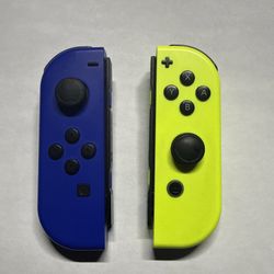 Joy-Con (L/R) Wireless Controllers Nintendo Switch Blue/Neon Yellow OEM