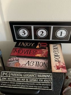 Movie Theater Decor Set