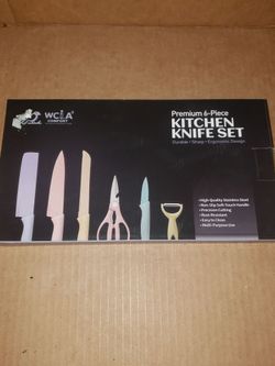 WCIA Comfort Premium 6-Piece Kitchen Knife Set