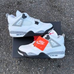 Jordan 4 Retro White Cement 