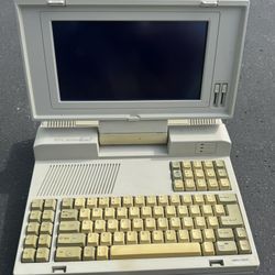 NEC MultiSpeed PC-16-03 Micro Computer POWERS ON BUT NEEDS DRIVE INSTALLED AS IS