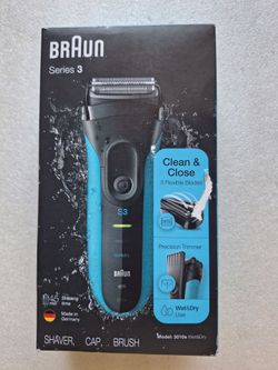 Braun Series 3 3010s Wet & Dry Electric Shaver — Open Box (Never Used)