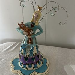 Blue Sky Clay Works” Queen Of Cats Tea light