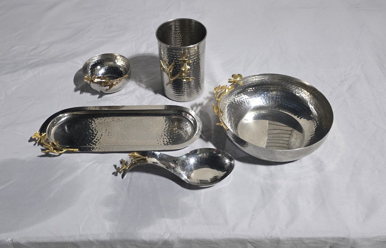 5 Piece Metal Serveng Set 