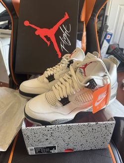 Jordan 4 Retro White Cement sz10.5