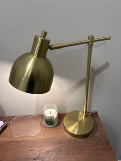 Brass Adjustable Desk Lamp