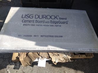 10 sheets of 3x5 durock and 3-2x4x8 New