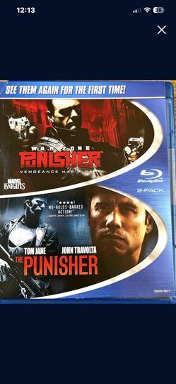 NEW THE PUNISHER 1 & 2 BLU-RAY MOVIES. NO DIGITAL