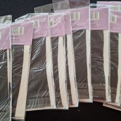 10 pairs Excel women's knee-high fashion stockings original sealed packs
One size fits all in black 