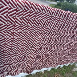 Rug RED & WHITE 