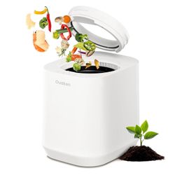 Electric Composter for Kitchen, 4L Smart Countertop Compost Bin, Odorless | Low Noise | Auto-Cleaning | Turn Food Waste into Fertilizer Within 3 Hrs